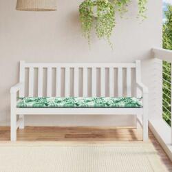 vidaXL Pad pentru Banca Frunza Model cu frunze 200 x 50 x 3 cm GartenMobel Dekor (361198)