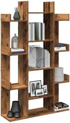 vidaXL Dulap cu carti din lemn vechi 86x25, 5x140 cm din lemn prelucrat GartenMobel Dekor (856692) Biblioteca