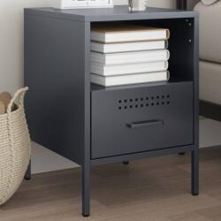 vidaXL Noptiera, antracit, 36x39x50, 5 cm, otel laminat la rece GartenMobel Dekor (843058)
