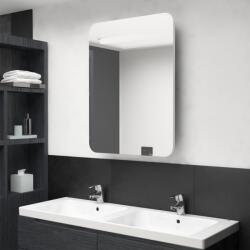 vidaXL Dulap de baie oglinda si LED, alb stralucitor, 60x11x80 cm GartenMobel Dekor (326509)