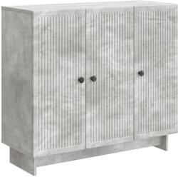 vidaXL Bufet Gri Beton 89 x 34, 5 x 80 cm Lemn prelucrat GartenMobel Dekor (893958) Comoda