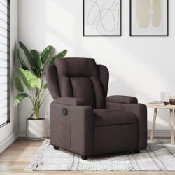 vidaXL Fotoliu rabatabil, maro închis, material textil GartenMobel Dekor (372408)