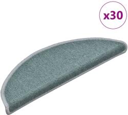 vidaXL Covorase scari, 30 buc. , 56x17x3 cm, albastru marin, semirotunde GartenMobel Dekor (3365742) Covor