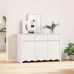 vidaXL Bufet "DRAMMEN" Alb 114x43x75, 5 cm Lemn Masiv Pin GartenMobel Dekor (42003039) Comoda