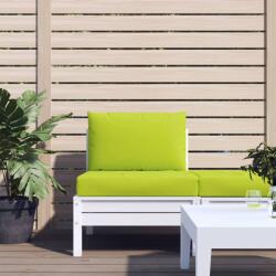 vidaXL Perne pentru canapea din paleti, 2 buc. , verde aprins, textil GartenMobel Dekor (361765)