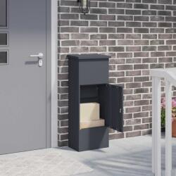 vidaXL Cutie pentru colet cu usa Antracit 44, 5 x 29 x 110, 5 cm Otel GartenMobel Dekor (874928)