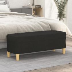 vidaXL Banca, negru, 100x35x41 cm, textil GartenMobel Dekor (349379)