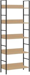 vidaXL Etajera carti 5 rafturi, stejar 60x27, 6x158, 5 cm lemn prelucrat GartenMobel Dekor (288227) Biblioteca