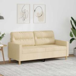 vidaXL Canapea cu 2 locuri, crem, 140 cm, material textil GartenMobel Dekor (359237) Canapea