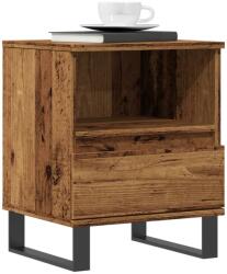 vidaXL Noptiera, lemn vechi, 40x35x50 cm, lemn prelucrat GartenMobel Dekor (857376)