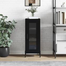 vidaXL Servanta, negru, 34, 5x34x90 cm, lemn compozit GartenMobel Dekor (828805) Comoda