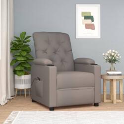 vidaXL Fotoliu rabatabil electric, gri taupe, material textil GartenMobel Dekor (3098847)
