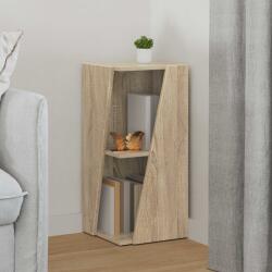 vidaXL Raft lateral Stejar Sonoma 33 x 32 x 70, 5 cm Lemn compozit GartenMobel Dekor (892409) Biblioteca