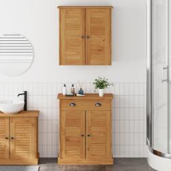 vidaXL Set de mobilier pentru baie VIGO 2 pcs Maro si Maro Miere GartenMobel Dekor (3328541)