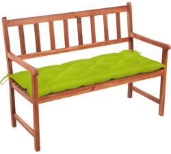 vidaXL Banca de gradina cu perna, 120 cm, lemn masiv de acacia GartenMobel Dekor (3063794)