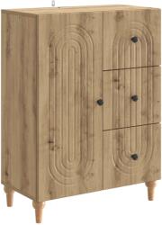 vidaXL Bufet Stejar Artizanal 66 x 34, 5 x 90 cm Lemn prelucrat GartenMobel Dekor (894174) Comoda