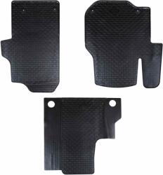 vidaXL Covor pentru masina 3 pcs Negru Cauciuc GartenMobel Dekor (42029074)