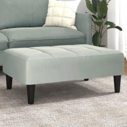 vidaXL Taburet, gri deschis, 77x55x31 cm, catifea GartenMobel Dekor (4007366)