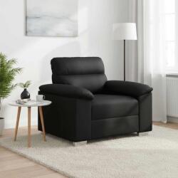 vidaXL Canapea scaun negru 100x81x84 cm piele artificiala GartenMobel Dekor (4105331) Canapea