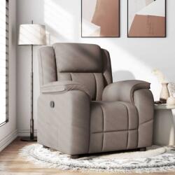 vidaXL Fotoliu rabatabil, gri taupe, material textil GartenMobel Dekor (4015707)