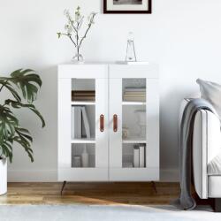 vidaXL Servanta, alb extralucios, 69, 5x34x90 cm, lemn compozit GartenMobel Dekor (827758) Comoda