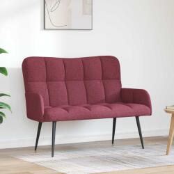 vidaXL Canapea cu doua locuri bordo 115 x 61 x 87 cm tesatura GartenMobel Dekor (42028932) Canapea