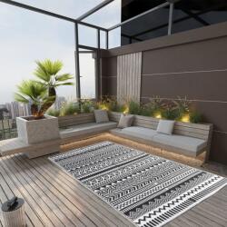 vidaXL Covor de exterior, negru, 160x230 cm, PP GartenMobel Dekor (316923)