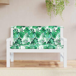 vidaXL Perne banca de gradina 2 buc. model frunze 120x50x7 cm textil GartenMobel Dekor (379056)