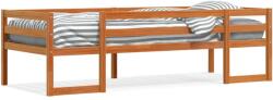 vidaXL Cadru de pat pentru copii maro ceruit 90x200 cm lemn masiv pin GartenMobel Dekor (846866)