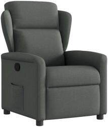 vidaXL Fotoliu rabatabil, gri închis, material textil GartenMobel Dekor (4015577)