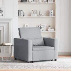 vidaXL Sofa convertibila 3 în 1 gri deschis GartenMobel Dekor (42002684)