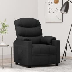 vidaXL Fotoliu rabatabil, negru, material textil GartenMobel Dekor (348072)