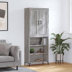 vidaXL Dulap înalt, gri sonoma, 69, 5x34x180 cm, lemn compozit GartenMobel Dekor (3200071) Comoda
