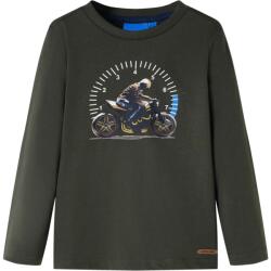 vidaXL Tricou cu maneci lungi pentru copii, kaki, 116 GartenMobel Dekor (12656)