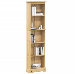 vidaXL Biblioteca „Corona, 46x20x170 cm, lemn masiv de pin GartenMobel Dekor (4002779) Biblioteca