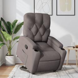 vidaXL Fotoliu rabatabil cu ridicare pe verticala, gri taupe, textil GartenMobel Dekor (3204718)