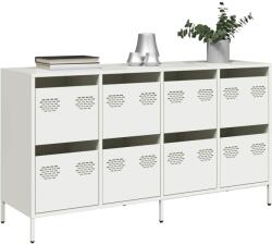 vidaXL Dulap, alb, 135x39x73, 5 cm, otel laminat la rece GartenMobel Dekor (3307172) Comoda