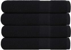 vidaXL Prosoape 4 buc Negru 100x200 cm 360 g/m2 100% bumbac GartenMobel Dekor (136963) Prosop