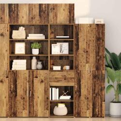 vidaXL Bufet cu sertar Lemn Vechi 50 x 42, 5 x 185 cm Lemn compozit GartenMobel Dekor (3402641) Comoda