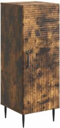 vidaXL Bufet Stejar fumuriu 33 x 34, 5 x 89, 5 cm Lemn prelucrat GartenMobel Dekor (894830) Comoda