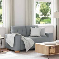 vidaXL Canapea lovesea gri deschis 160x77x82 cm stofa GartenMobel Dekor (4105068) Canapea