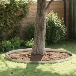 vidaXL Imprejmuire pentru gazon 4 pcs Argintiu 450 x 15 cm GartenMobel Dekor (868023)