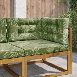 vidaXL Perna pentru canapea de exterior 3 pcs Design cu frunze GartenMobel Dekor (900894)