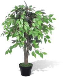 vidaXL Planta artificiala, arbore de ficus, cu ghiveci, 90 cm GartenMobel Dekor (241359)