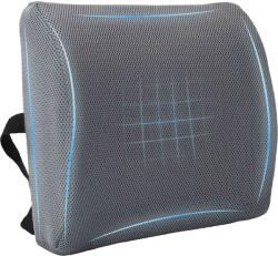 vidaXL Perna cu perna Ajustabil Gri 34 x 31.5 x 12 cm Plasa GartenMobel Dekor (42012706)