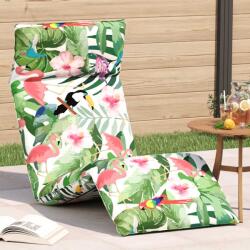 vidaXL Sezlong pliabil, multicolor, 175x54x8, 5 cm, tesatura Oxford GartenMobel Dekor (4019763)