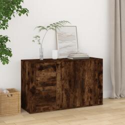 vidaXL Servanta, stejar fumuriu, 100x33x59, 5 cm, lemn compozit GartenMobel Dekor (821001) Comoda