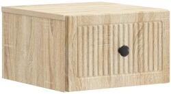 vidaXL Noptiera suspendata cu sertar, stejar sonoma, 33 x 34, 5 x 20 cm (897919)