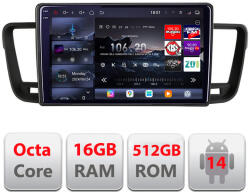 Edotec Navigatie Peugeot 508 2010-2018 Edotec QLED 2K Android 16+512GB (KIT-5637+EDT-E809-2K)
