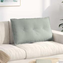 vidaXL Perna pentru spate Gri deschis 80 x 50 cm Tesatura din corduroy GartenMobel Dekor (42014718)